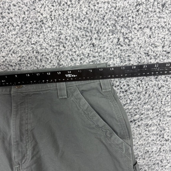 Carhartt Pants Mens 34x30 Green B151 FAT Loose Original Fit Carpenter Workwear - Picture 10 of 14